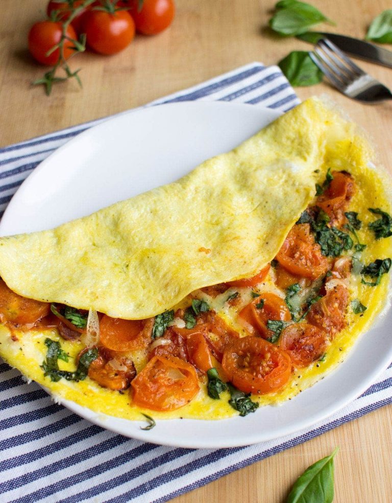 Roasted Tomato and Herb Omelette