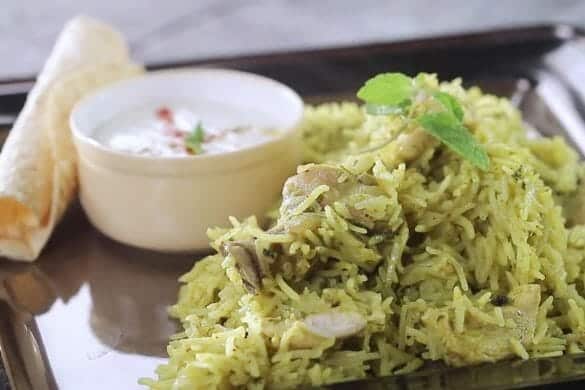 Chicken Mint Pulao