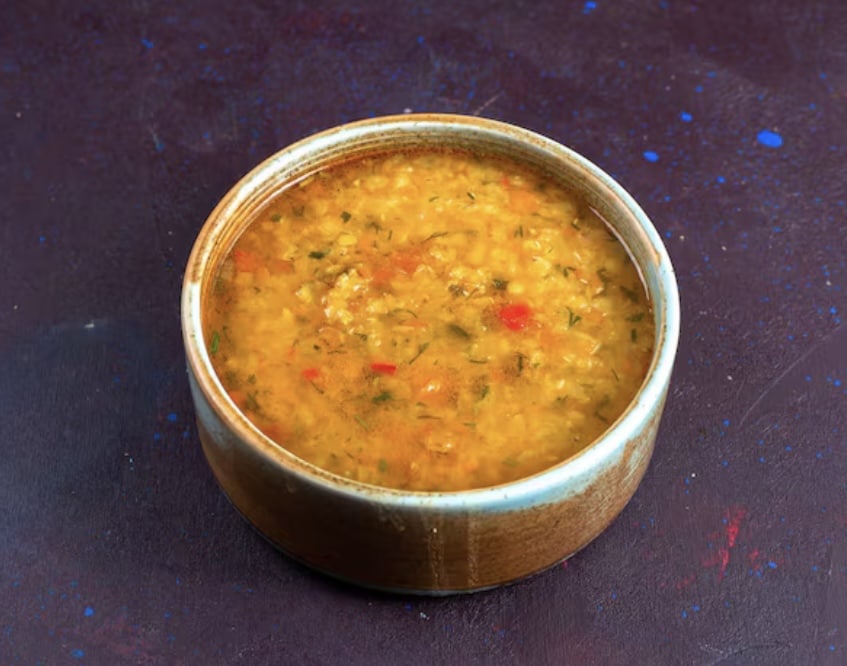 Paruppu Sadham with Carrot Poriyal