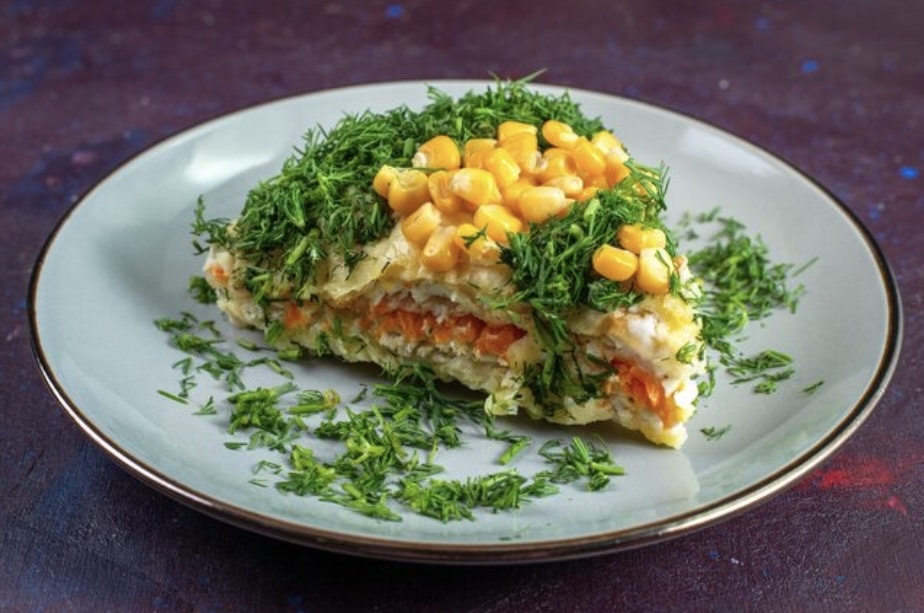 Spinach Corn & Cheese Sandwich