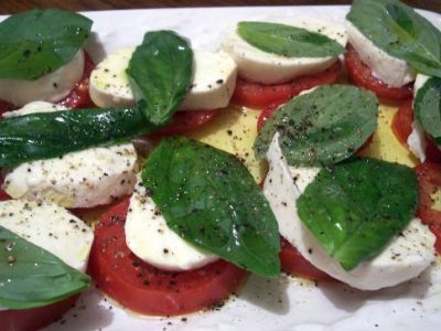 Tomato and Mozzarella Salad