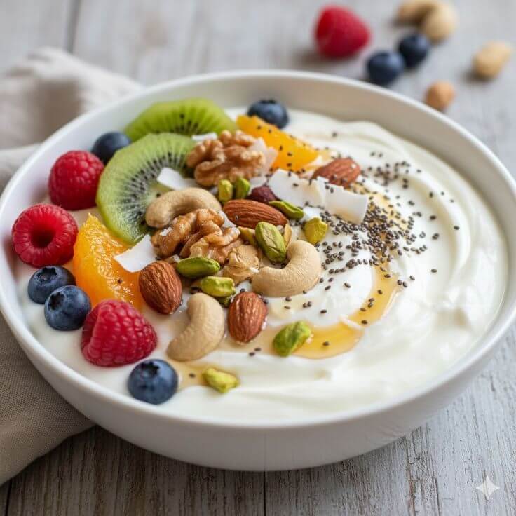 Can we Eat Fruits as Breakfast for a Healthy Start? 6 Healthy Fruit and Yogurt Power Bowl for Breakfast
