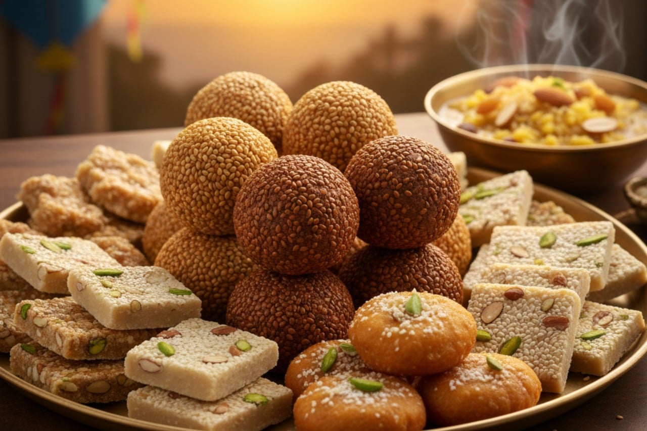 What Is Makar Sankranti? Meaning, Date & Significance 2 Makar Sakranti sweets