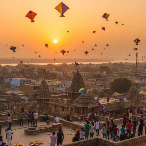 What Is Makar Sankranti? Meaning, Date & Significance 35 People celebrating Makar Sakranti