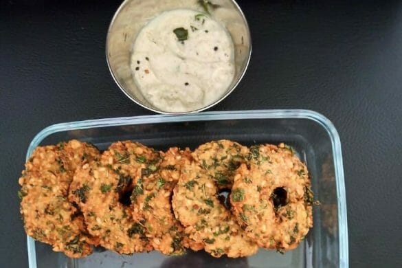 Mixed Dal Keerai Vadai