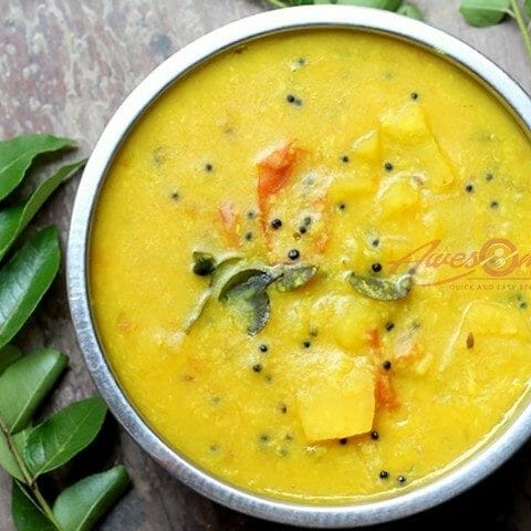 pumpkin dal kootu