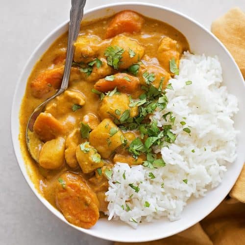 Chicken and Sweet Potato Coconut Curry 1 Chicken and Sweet Potato Coconut Curry