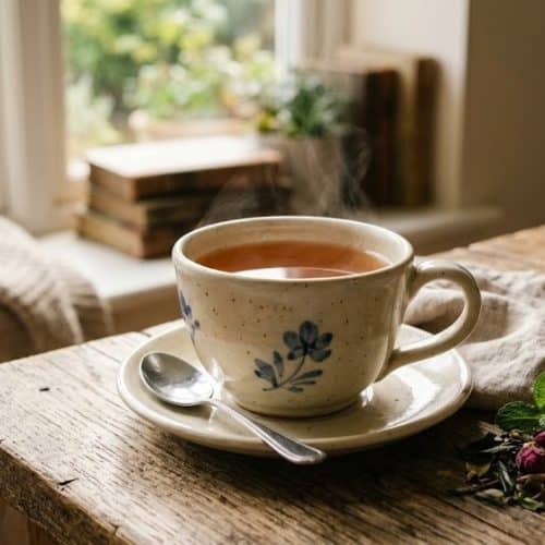 What Are The 12 Health Benefits of Tea Backed by Science? 35 Hot Tea with Steam Highlighting Science Backed Health Benefits of Tea