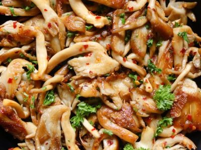 Garlic Soy Mushrooms