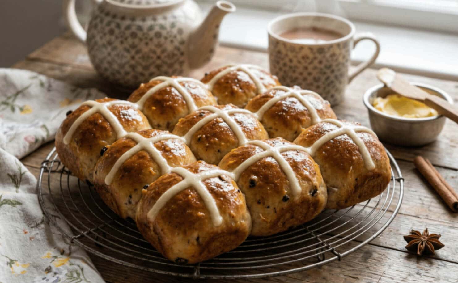 Food of Easter: Which Dishes Make the Perfect Easter Menu? 2 Hot Cross Buns Traditional Sweet Easter Bread