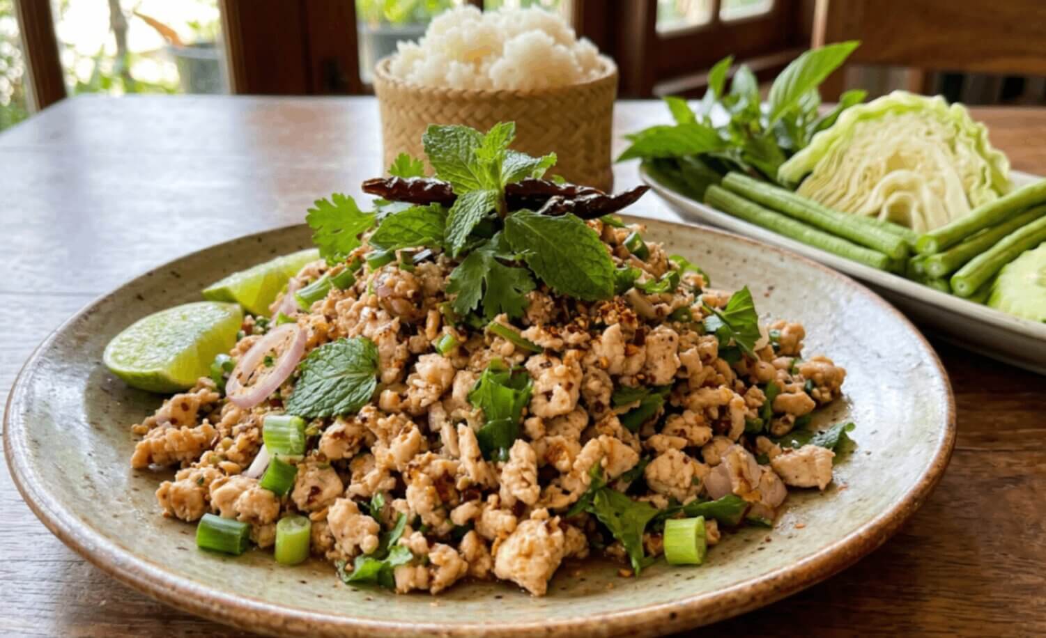 What Are the Best Thai Food Dishes You Must Try? 14 Larb Gai Spicy Minced Chicken Salad Thai Dish