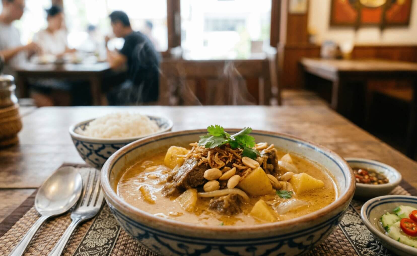 What Are the Best Thai Food Dishes You Must Try? 3 Massaman Curry Thai Mild Aromatic Coconut Curry with Beef and Potatoes