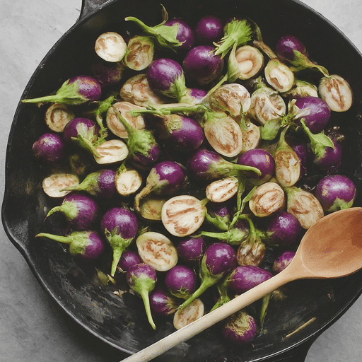 Brinjal cooking method