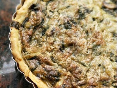 Spinach Mushroom Quiche