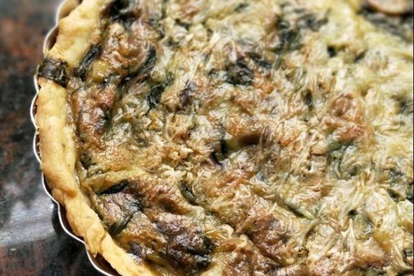 Spinach Mushroom Quiche