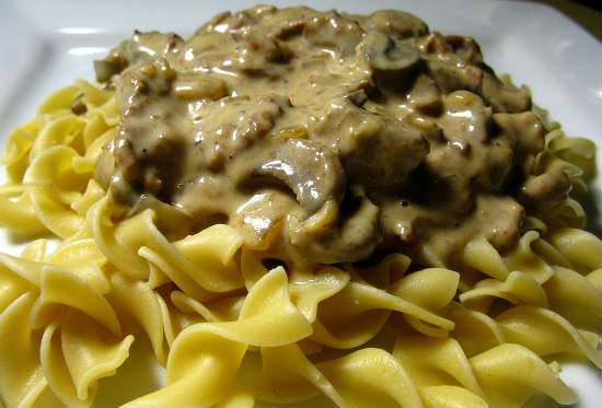 Beef Stroganoff