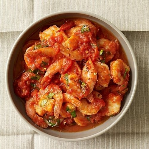 Shrimps in Tomato Sauce