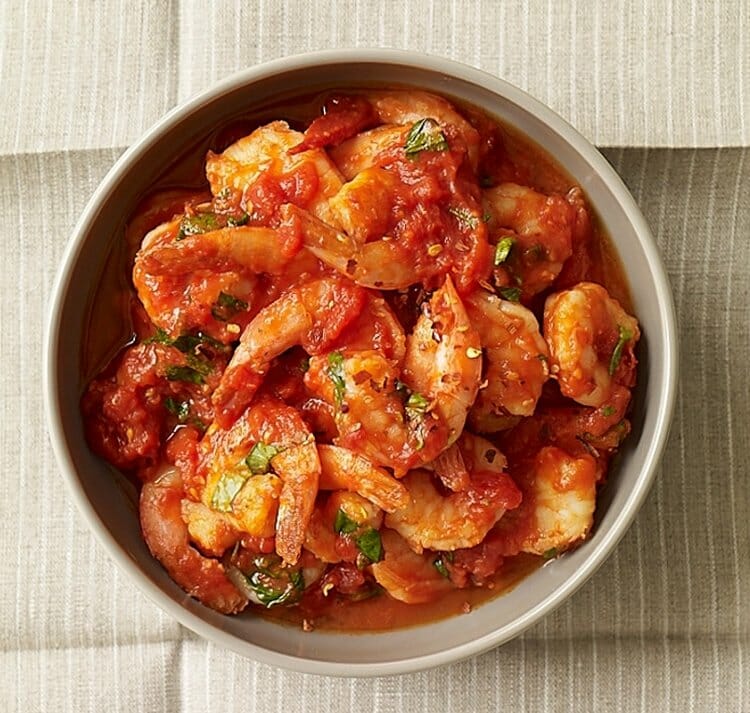 Shrimps in Tomato Sauce