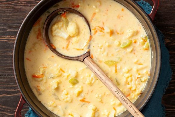 Cauliflower and Pasta Soup