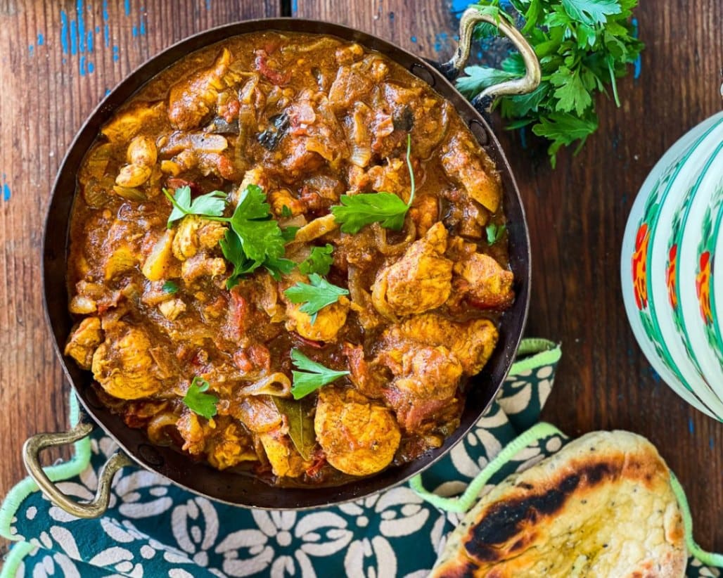 Where Can You Find the Best South Indian Food? 17 Spicy Chettinad chicken curry with rich masala served hot