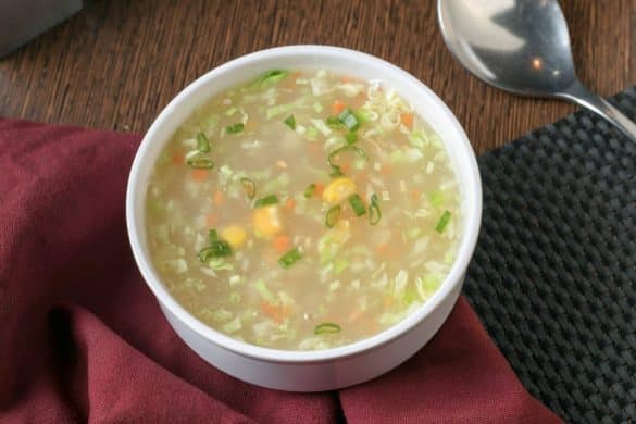 Sweet Corn Vegetable Soup