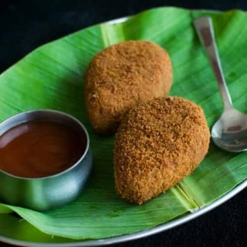 Maravalli Kizhangu Cutlet / Tapioca Cutlet / Kappa Cutlet