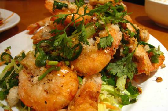 Salt and Pepper Prawns