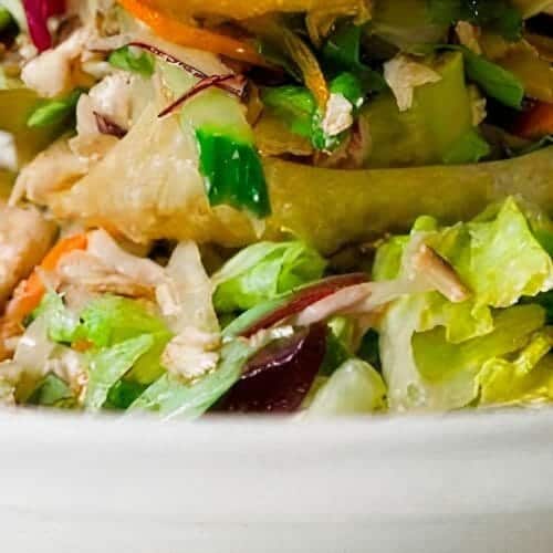 Oriental Fruit Salad with Chicken