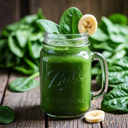 What are the Top Spinach Benefits for Health? 3 Spinach smoothie blended with fruits in a glass showing a fresh green drink