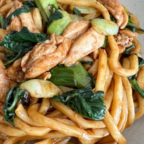 Stir Fried Noodles with Soy Sauce