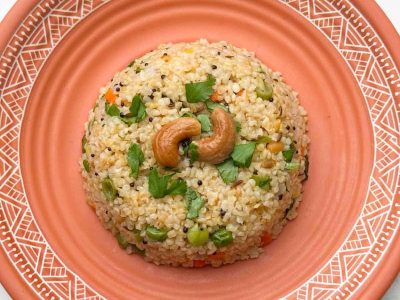 Wheat Rava Vegetable Upma