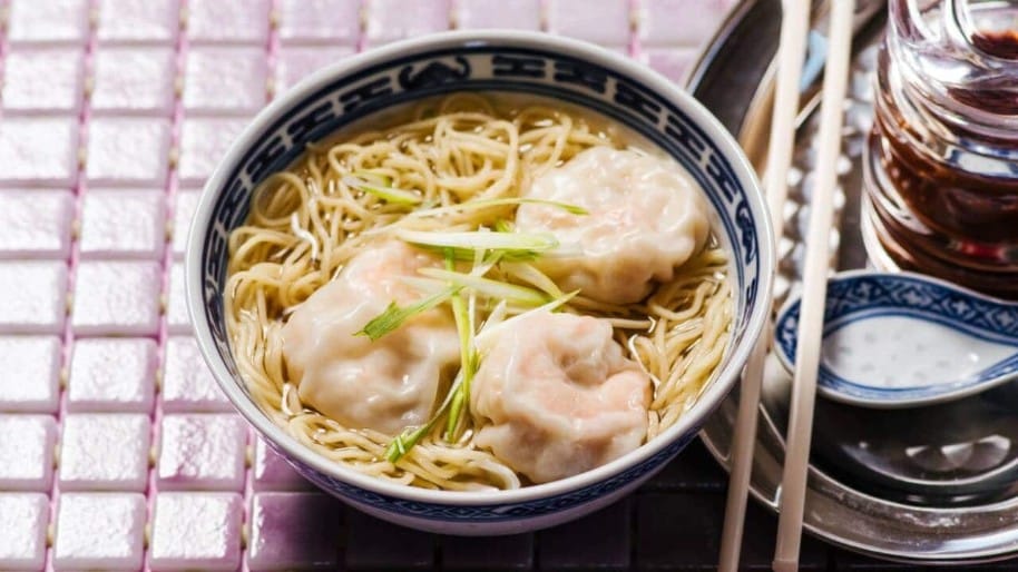 Rooster and Prawn Wonton Noodle Soup Recipe Rooster and Prawn Wonton Noodle Soup Recipe