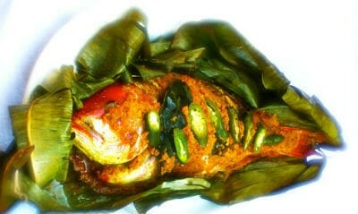 Fish Banana Leaves