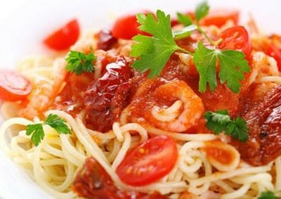 Ginger Tomato Chicken Pasta