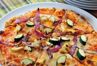 Grilled Vegetable Pizza