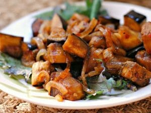Spicy Cumin Brinjal
