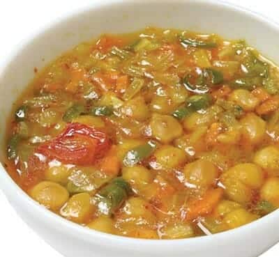 Vegetable Soup Chickpeas
