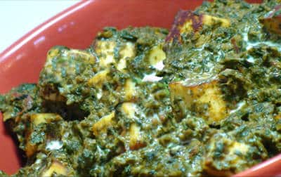 Aloo Palak Paneer