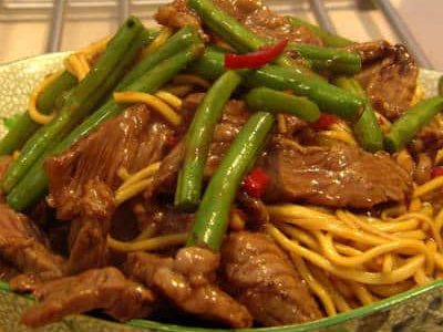 Beef and Bean Noodles