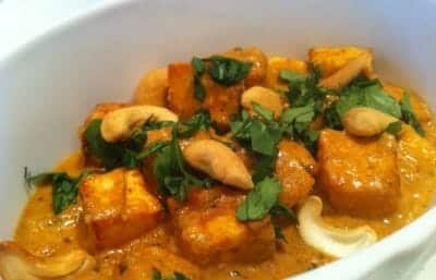 cashew paneer curry