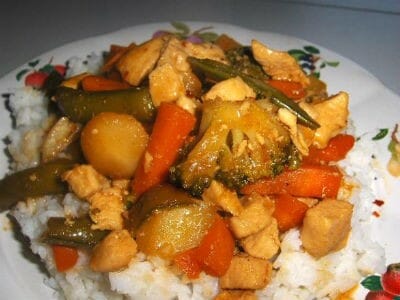 chicken pineapple stir fry