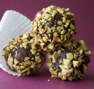 chocolate hazelnut truffles