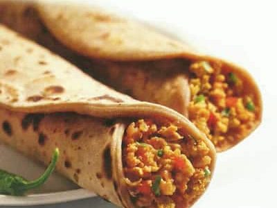 Egg Bhurji Roll