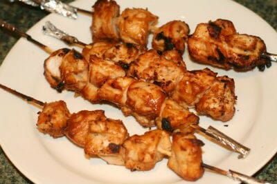 grilled chicken kebabs