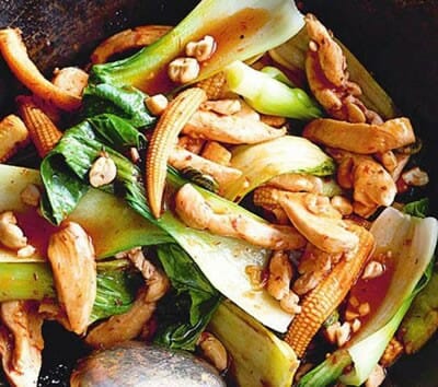 lemongrass chicken basil cashews