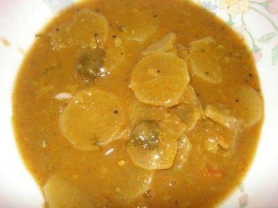 mutton radish sambar