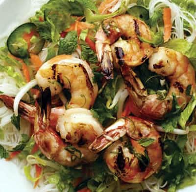 noodle shrimp salad