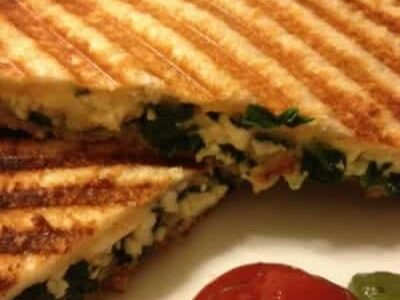 Spinach Paneer Sandwich