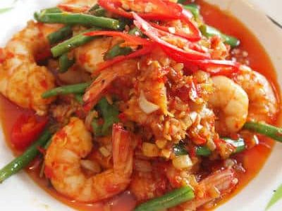 Spicy Lemongrass Prawns