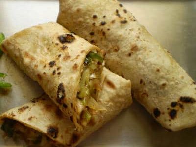 Methi Potato Roll